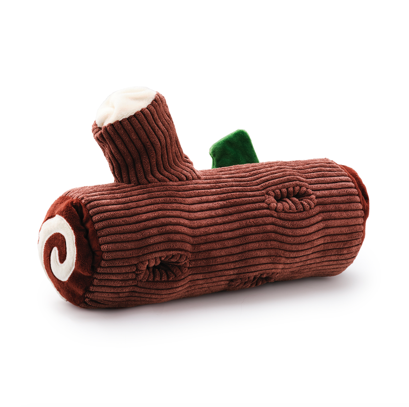 Yule Log Snuffle Holiday Dog Toy