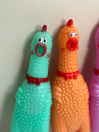 Pastel Rubber Chickens (5-pack)