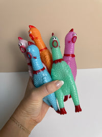 Pastel Rubber Chickens (5-pack)