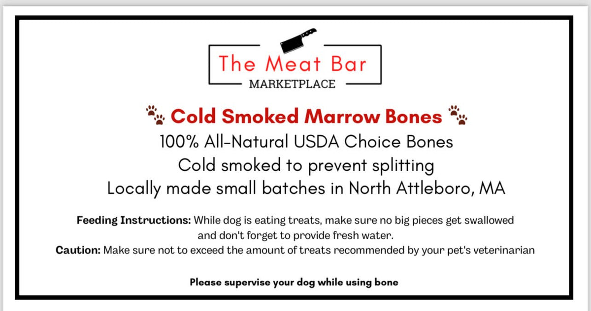 Cold Smoked Marrow Bones